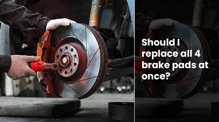 Should I replace all 4 brake pads at once