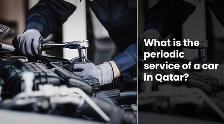 What is the periodic service of a car in Qatar